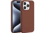 Custodia Per Iphone 15 Pro - Silicone - Accezz Soft Case/Backcover - Marrone