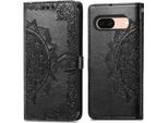 Google Pixel 8A Cover - Similcuoio - Flip Cover Imoshion - Nero
