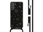 Custodia Samsung Galaxy S21 - Silicone - Imoshion Custodia Morbida/Manicotto Con Cinturino/Copertura Posteriore - Nero
