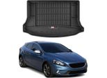 Omac Rivestimento Del Bagagliaio In Gomma Per Volvo V40 2012-2019 Rivestimento Del Bagagliaio In Tpe Nero