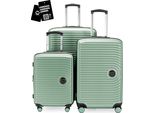 Hauptstadtkoffer Mitte - Set Di Valigie 3 Misure + Etichetta Digitale Per Bagagli, Trolley Da Viaggio Con Espansione Xl Set Di Valigie Bagaglio Da Stiva, Mint