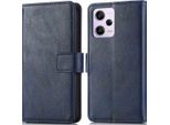 Imoshion Cover Per Telefoni Cellulari Per Xiaomi Redmi Note 12 Pro - Flip Flap Cover Bookcase Flip - Blu Scuro