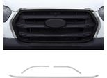 Modanature Griglia Radiatore Modanature Griglia Per Ford Transit 2019-2025 Acciaio Inox Argento 3X