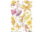 Carta Di Riso Per Decoupage A4 - Ciao Bella - Elementi Eterei