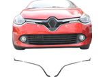 Modanature Griglia Radiatore Modanature Griglia Per Renault Clio 2012-2019 Acciaio Inox Argento 2X