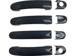 Coprimaniglia Per Vw Multivan 2003-2015 4 Porte In Fibra Di Carbonio Blu 8X