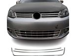 Modanature Griglia Radiatore Modanature Griglia Per Vw Caddy 2010-2015 Acciaio Inox Argento 3Pcs