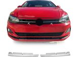 Modanature Griglia Radiatore Modanature Griglia Per Vw Polo 2017-2021 Acciaio Inox Argento 2 Pz