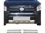 Modanature Griglia Radiatore Modanature Griglia Per Toyota RAV4 2006-2009 Acciaio Inox Argento 4 Pezzi