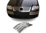 Modanature Griglia Radiatore Modanature Griglia Per Vw Caddy 2003-2010 Acciaio Inox Argento 4 Pezzi