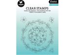 Timbro Trasparente - Studiolight - Cornice Floreale Big Circle Circolare