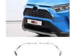 Modanature Griglia Radiatore Modanature Griglia Per Toyota RAV4 2018-2025 Acciaio Inox Argento 2 Pz