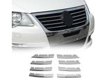 Modanature Griglia Radiatore Modanature Griglia Per Vw Passat 2005-2010 Acciaio Inox Argento 8Pcs
