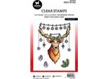 Timbro Trasparente - Studiolight - Cervo Renna Baubles Di Natale