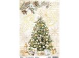 Papier RyżOwy Do Decoupage A4 - Ciao Bella - Il Mio Albero Di Natale