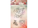 Timbro Trasparente - Studiolight - Lettera D'amore Rosa