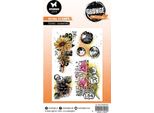 Timbro Trasparente - Studiolight - Elementi Floreali Fiori Collezione Grunge