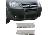 Modanature Griglia Radiatore Modanature Griglia Per Fiat Doblo 2006-2010 Acciaio Inox Argento 2 Pezzi