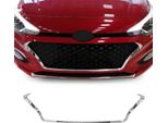 Modanature Griglia Radiatore Modanature Griglia Per Hyundai I20 2018-2021 Acciaio Inox Argento 3 Pz
