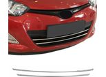 Modanature Griglia Radiatore Modanature Griglia Per Hyundai I20 2012-2014 Acciaio Inox Argento 2Pcs