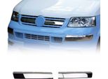 Modanature Griglia Radiatore Modanature Griglia Per Vw T5 2003-2010 In Acciaio Inox Argento 2Pcs