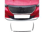 Modanature Griglia Radiatore Modanature Griglia Per Peugeot 2008 2020-2025 Acciaio Inox Argento 3X