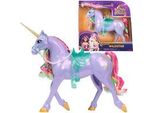 Unicorn Academy - Einhorn Wildstar, Spielfigur 28 Cm Groß, Mit Echter MäHne Und Schweif, Abnehmbarem Zaumzeug, Sattel Und BüRste