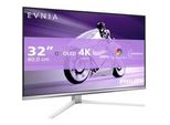 Evnia 32M2N8900 QD-OLED, Gaming-Monitor 80 Cm (31.5 Zoll), Weiß, Ultrahd/4K, Ambiglow, Hdmi, Dp, USB-C, Usb-Hub, Kvm, 240Hz Panel