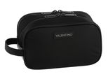 Kosmetiktasche VALENTINO BAGS SOFT COSMETIC CASE NERO, Damen, Gr. B/H/T: 23cm x 13cm x 11cm, schwarz (nero), Lederimitat, Taschen, Kulturbeutel Beautycase Kosmetikbeutel