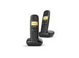 Gigaset A270 Duo Dect Con Identificazione Del Chiamante Nero