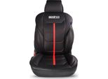 Sparco Cuscino Del Sedile Cuscinetto Del Sedile Protezione Del Sedile Universale Nero Rosso Protezione Del Sedile Dell'auto
