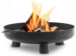 Bbq-Toro, Ciotola Per Fuochi Ø 60 Cm, Nero, Treppiede Da Esterno Per Giardino E Terrazza