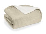 Blumtal Sherpa Coperta Accogliente 220X240 Cm - Soffice Coperta Da Vivere - Morbida Coperta Da Vivere E Accogliente, Beige