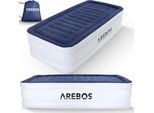 Letto Ad Aria Arebos 203X95X51 Cm | Autogonfiante Con Pompa | Blu/Bianco