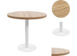 Vidaxl Tavolo Da Bistrot Marrone Chiaro 80 Cm Mdf - Tavoli Da Pranzo