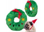 Trixie Xmas Wreath, Peluche Per Cani, 22 Cm