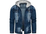 Recea Giacca Di Jeans Da Uomo Wiremu Blu Scuro M