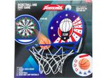 Gioco Delle Freccette Basket 2In1 - Giocattolo Colorato Per Bambini