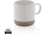 Xd Collection - Tazza Da Caffè, Smaltata, In Ceramica, 360Ml XD168 (Taglia Unica) (Bianco)