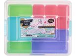 Scatola Portagiochi Multicolore Con 12 Contenitori Per Bambini