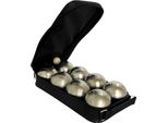 Set Da Bocce Master 8 Palline Oro Opaco Rivestimento In Nylon