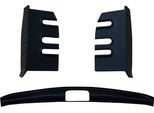 Protezione Degli Angoli Del Bagagliaio Per Dacia Duster 2010-2018 Abs Nero 3 Pz