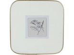 Cornice Portafoto In Metallo Oro Vetro 21,5X21,5 Cm Giocattolo Decorativo