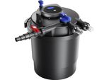 Sunsun CPF-20000 Filtro A Pressione Per Laghetti 12.000 L/H / 36 W Unità Uvc, Filtro A Pressione Per Laghetti Fino A 40.000 Litri, Chiarificatore Per Laghetti, Sistema Di Filtraggio
