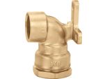 Caleffi 869 Winkelverschraubungen Mit Ig Und Wandscheibe 25 Mm X 3/4""