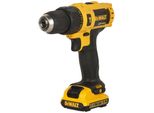 Dewalt DCD716D2-QW DCD716D2-QW DCD716D2-QW-XR Trapano A Percussione Da 10,8V 10Mm 30Nm Con 2 Batterie Li-Ion Da 2,0Ah E Custodia, Nero/Giallo, 3/8_Pollice
