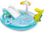 Intex 57165NP Piscina Per Bambini Da Giardino Playcentre "Gator"" (201X107X84Cm)"