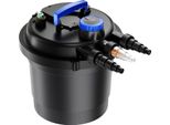Sunsun CPF-180 Filtro A Pressione Per Laghetti 9000 L/H / 11 W Unità Uvc, Filtro A Pressione Per Laghetti Fino A 6000 Litri, Chiarificatore Per Laghetti, Sistema Di Filtraggio