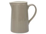 Brocca In Porcellana Alice Warm Grey