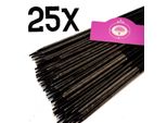 Set Di 25X Bastoncini Di Bambù - Lunghezza 65 Cm - Spessore 6,5 Mm - Bambù Spaccato - Supporto Per Piante - Plastificato